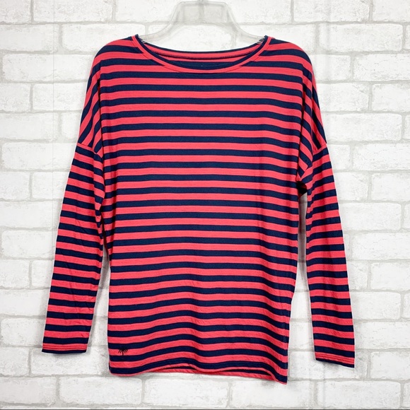 Lilly Pulitzer Tops - Lilly Pulitzer | Striped True Navy Tina Top